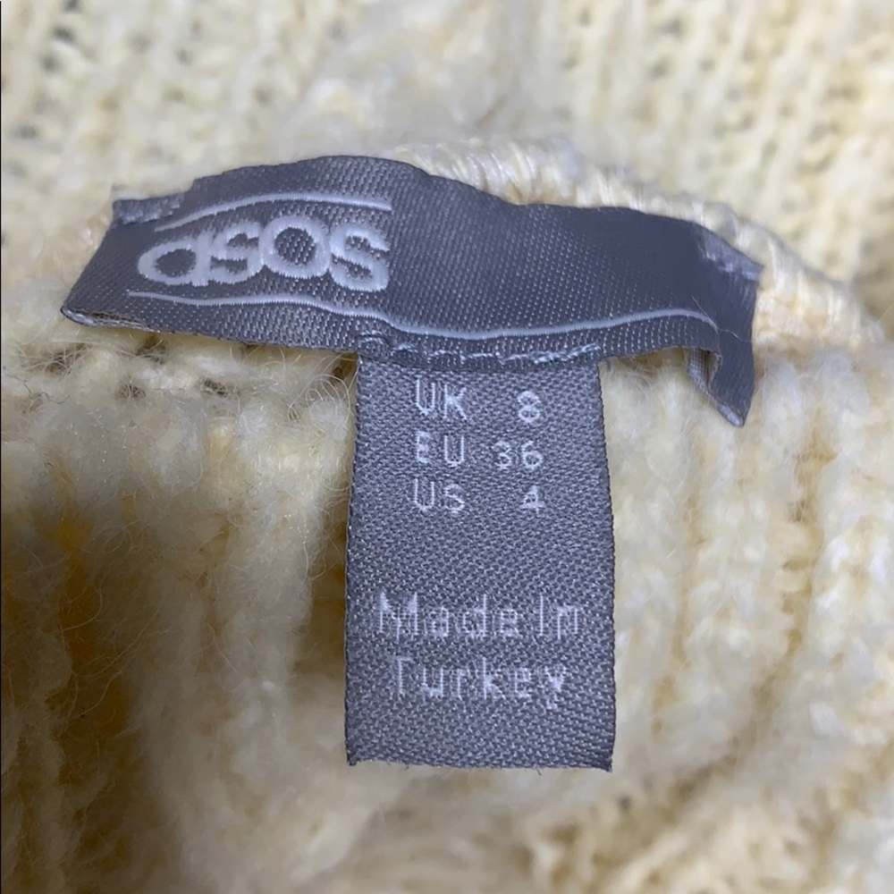 ASOS Cable Knit Fringe Sweater - Picture 15 of 15